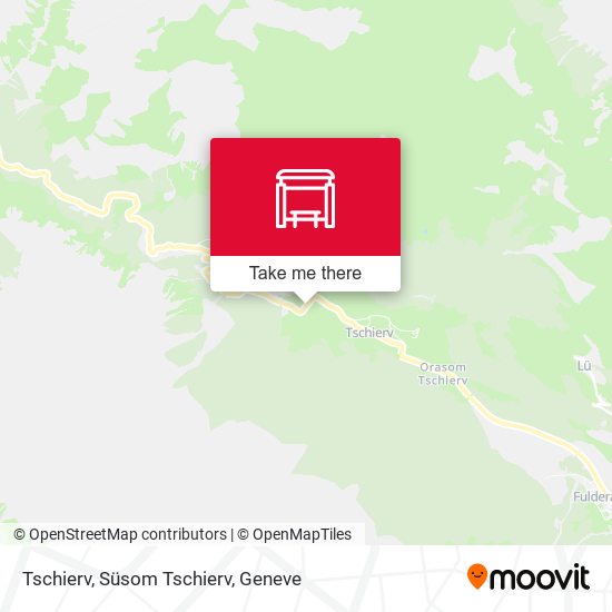 Tschierv, Süsom Tschierv map