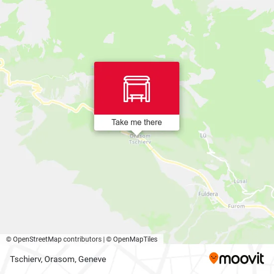 Tschierv, Orasom map