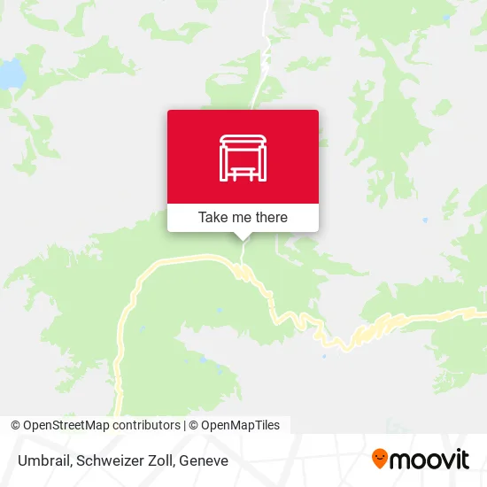 Umbrail, Schweizer Zoll map