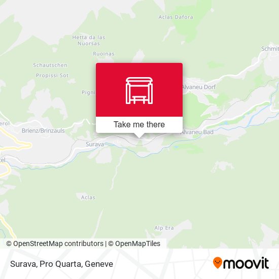 Surava, Pro Quarta map