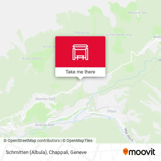 Schmitten (Albula), Chappali map