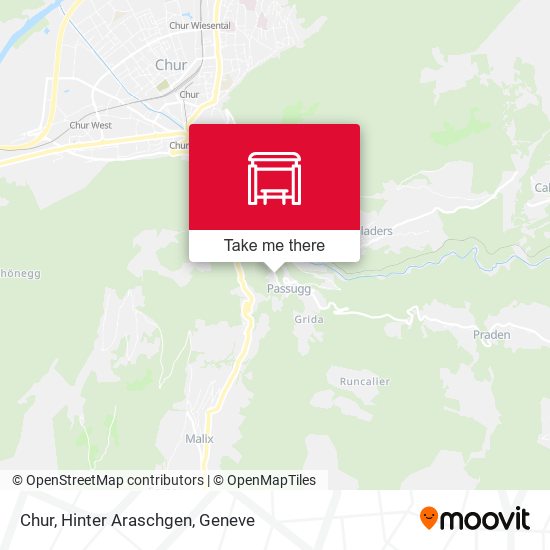 Chur, Hinter Araschgen map