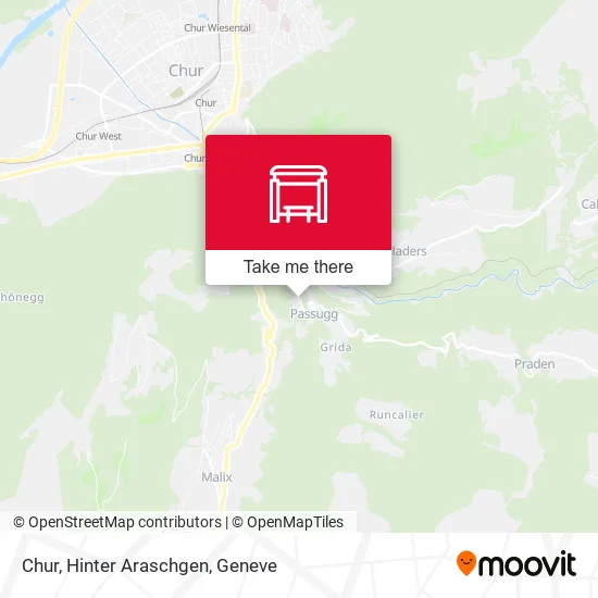 Chur, Hinter Araschgen map