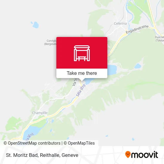 St. Moritz Bad, Reithalle map