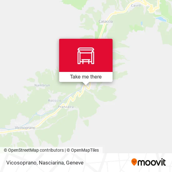 Vicosoprano, Nasciarina map