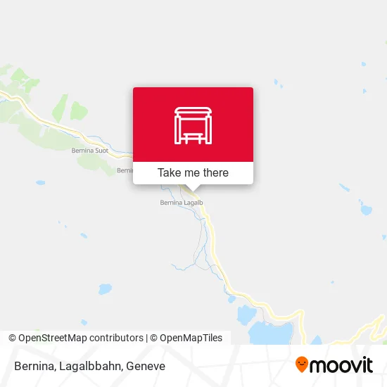 Bernina, Lagalbbahn map