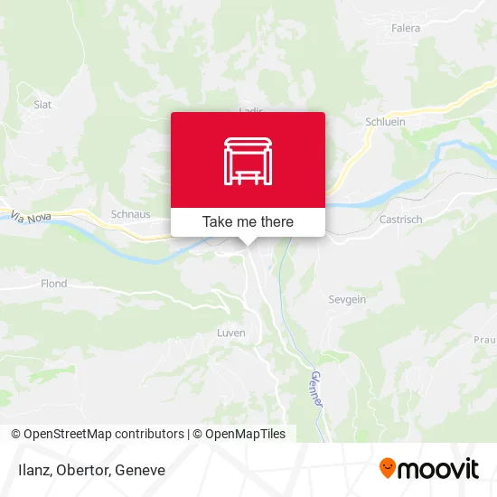 Ilanz, Obertor map