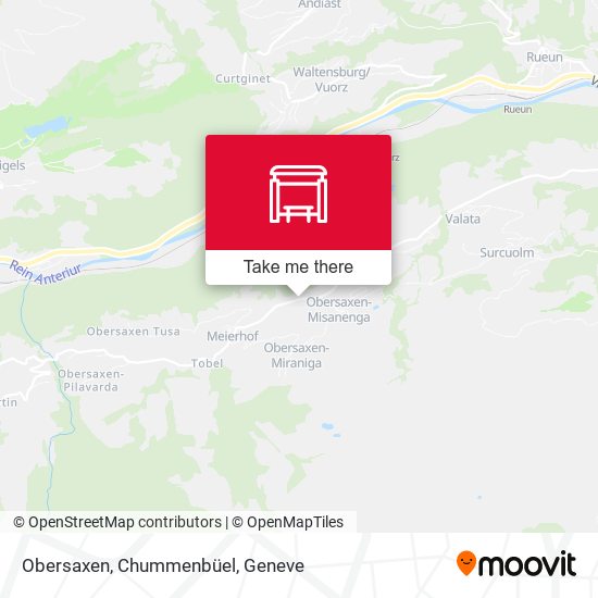 Obersaxen, Chummenbüel map