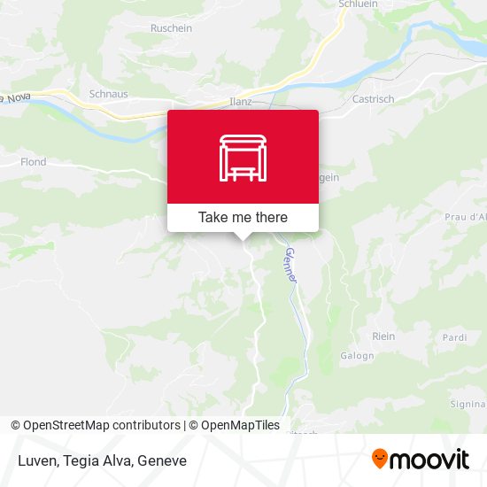Luven, Tegia Alva map