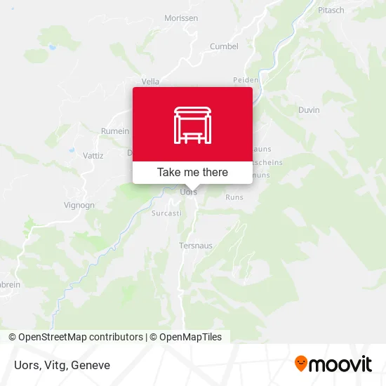 Uors, Vitg map