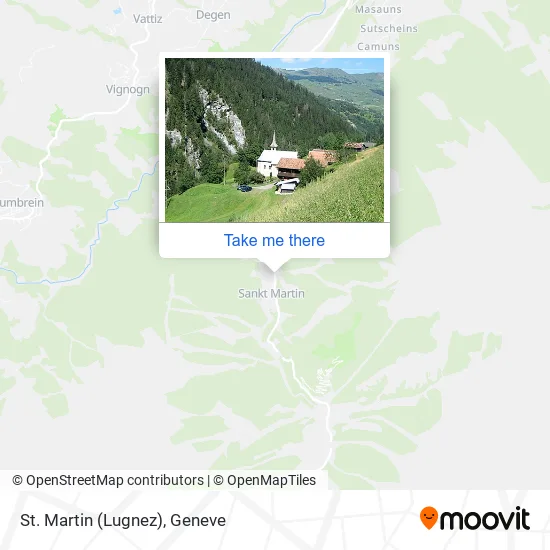 St. Martin (Lugnez) map