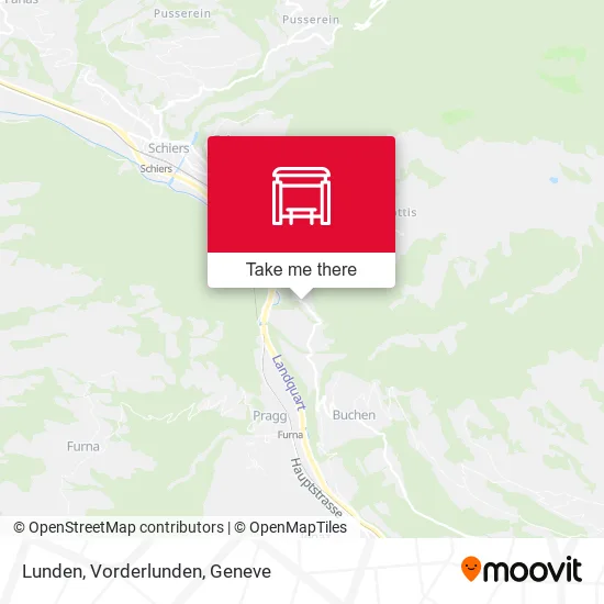 Lunden, Vorderlunden map