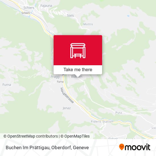 Buchen Im Prättigau, Oberdorf plan