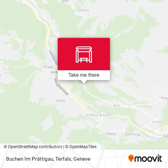 Buchen Im Prättigau, Terfals map
