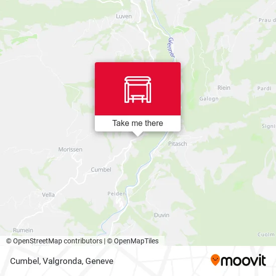 Cumbel, Valgronda map