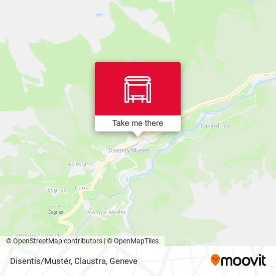 Disentis/Mustér, Claustra map