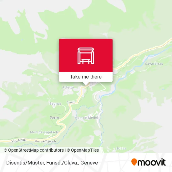 Disentis/Mustér, Funsd./Clava. map