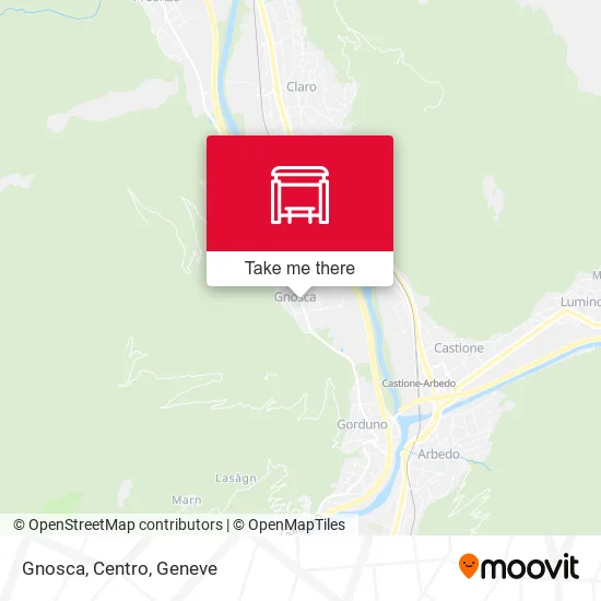 Gnosca, Centro map