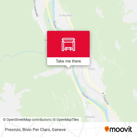 Preonzo, Bivio Per Claro map