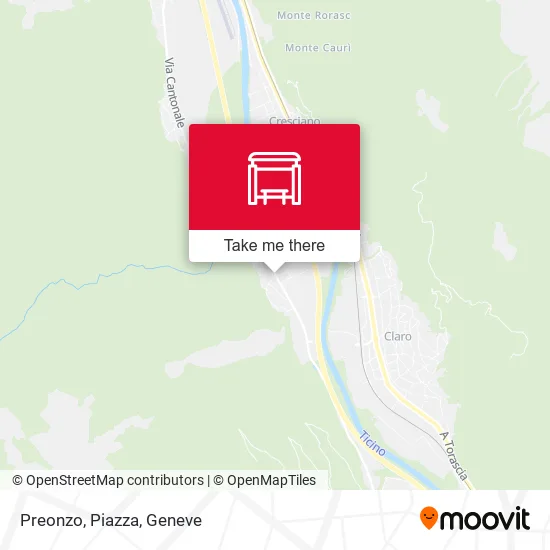 Preonzo, Piazza map