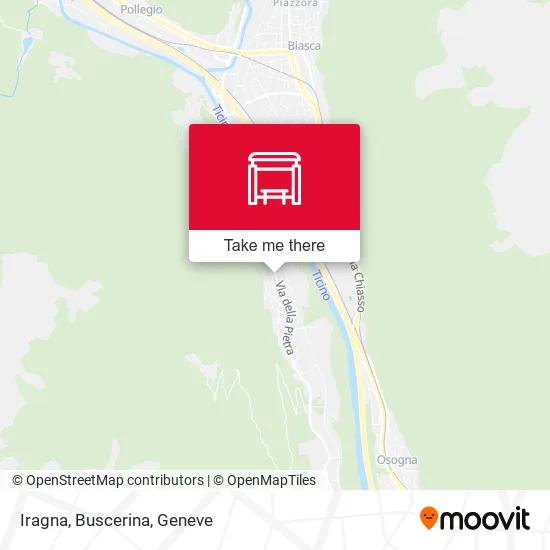 Iragna, Buscerina map