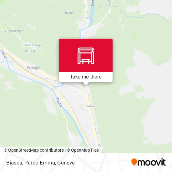 Biasca, Parco Emma map