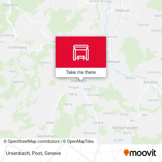 Ursenbach, Post plan