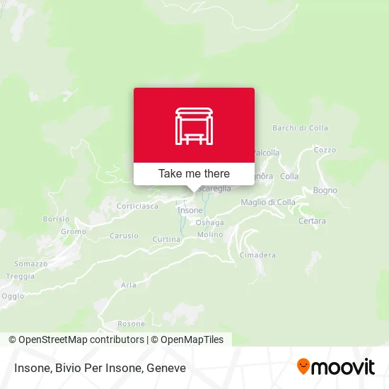 Insone, Bivio Per Insone map