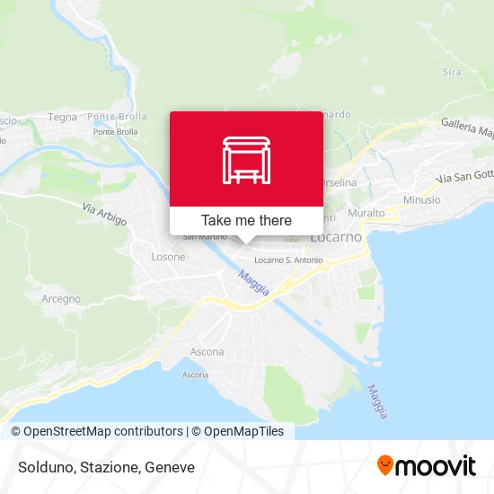 Solduno, Stazione plan
