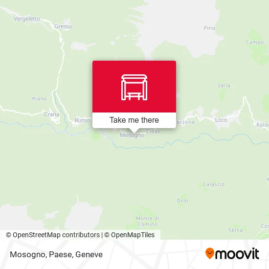 Mosogno, Paese map