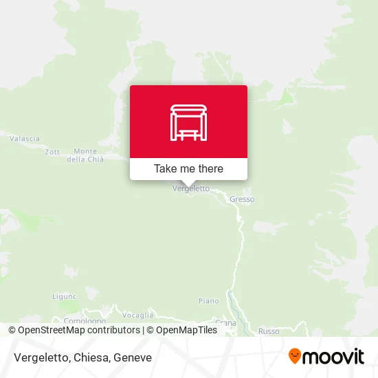 Vergeletto, Chiesa map