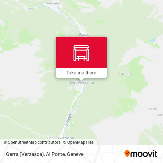 Gerra (Verzasca), Al Ponte map