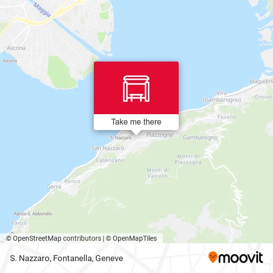 S. Nazzaro, Fontanella map