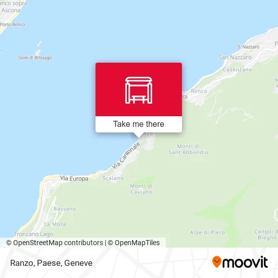 Ranzo, Paese map