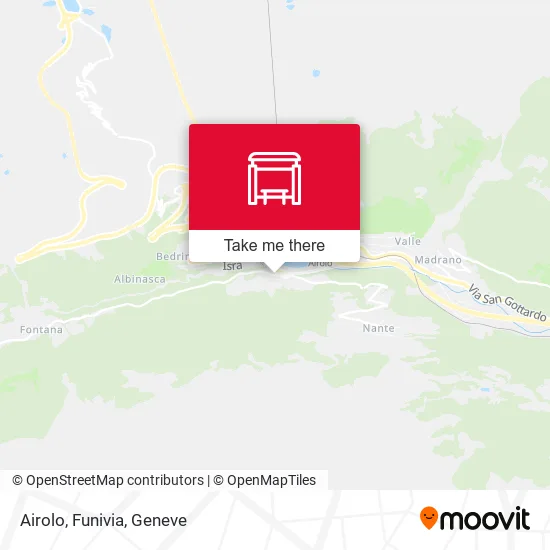 Airolo, Funivia map