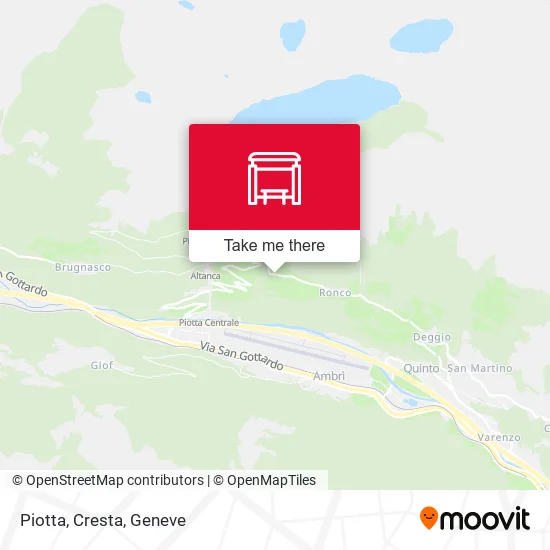 Piotta, Cresta map