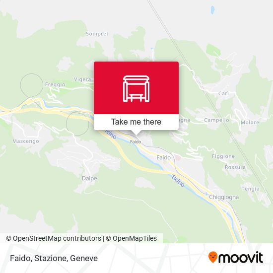 Faido, Stazione map