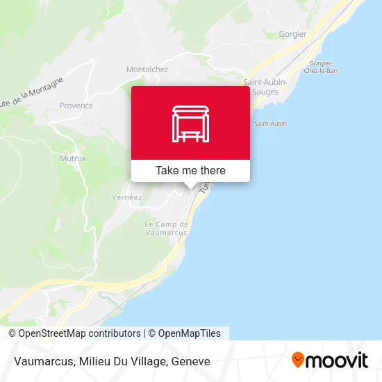 Vaumarcus, Milieu Du Village map