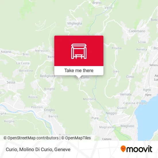 Curio, Molino Di Curio map