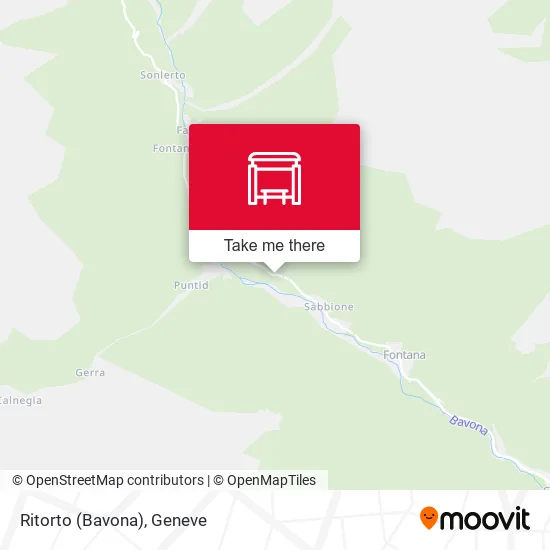 Ritorto (Bavona) map