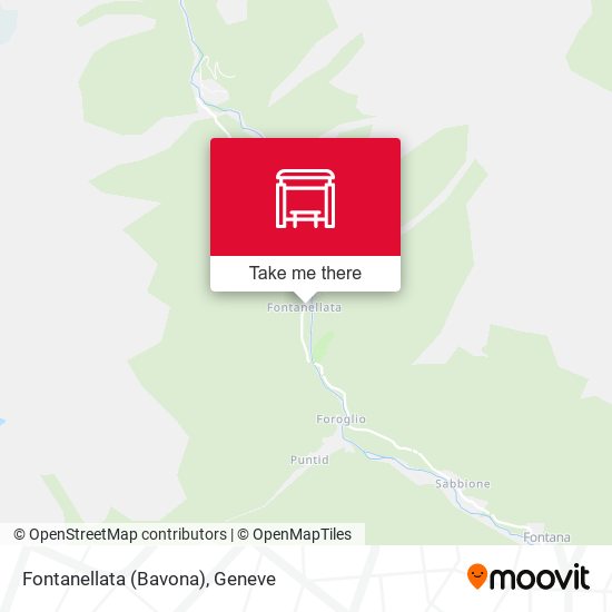 Fontanellata (Bavona) map