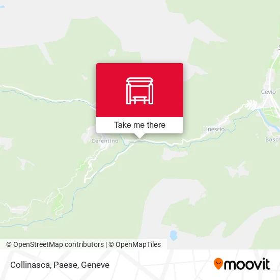 Collinasca, Paese map