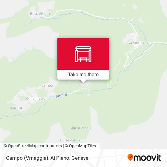 Campo (Vmaggia), Al Piano map