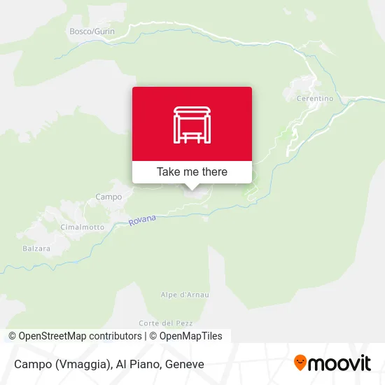 Campo (Vmaggia), Al Piano map