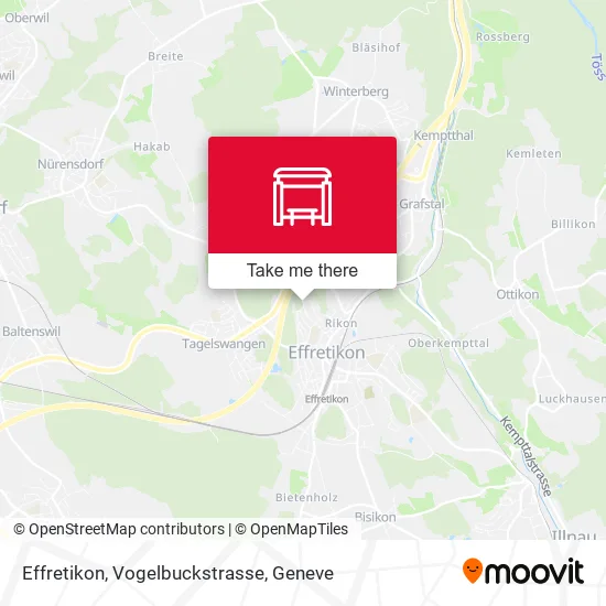 Effretikon, Vogelbuckstrasse map