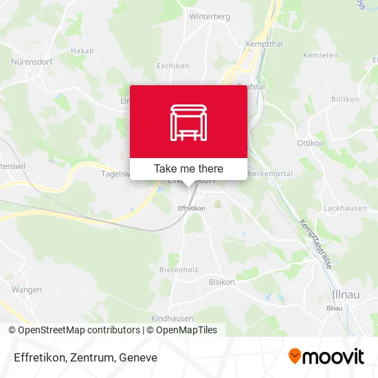 Effretikon, Zentrum map