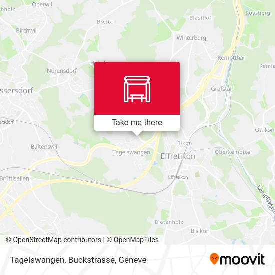 Tagelswangen, Buckstrasse map