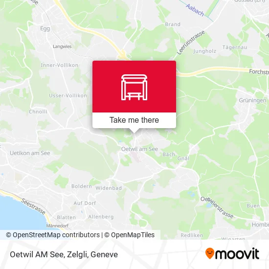 Oetwil AM See, Zelgli map