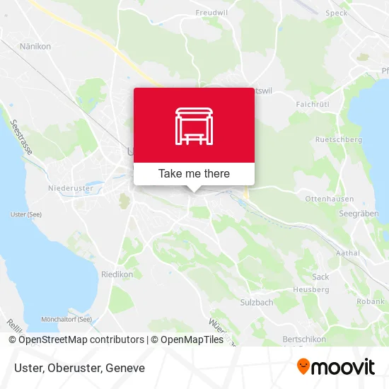Uster, Oberuster map