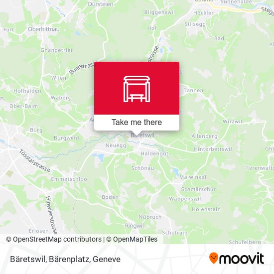 Bäretswil, Bärenplatz map